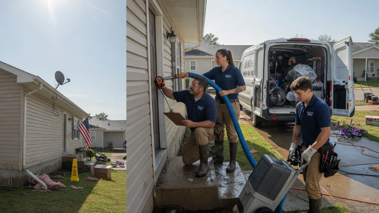 Ceiling Water Damage Restoration in Elkhart, TX near me